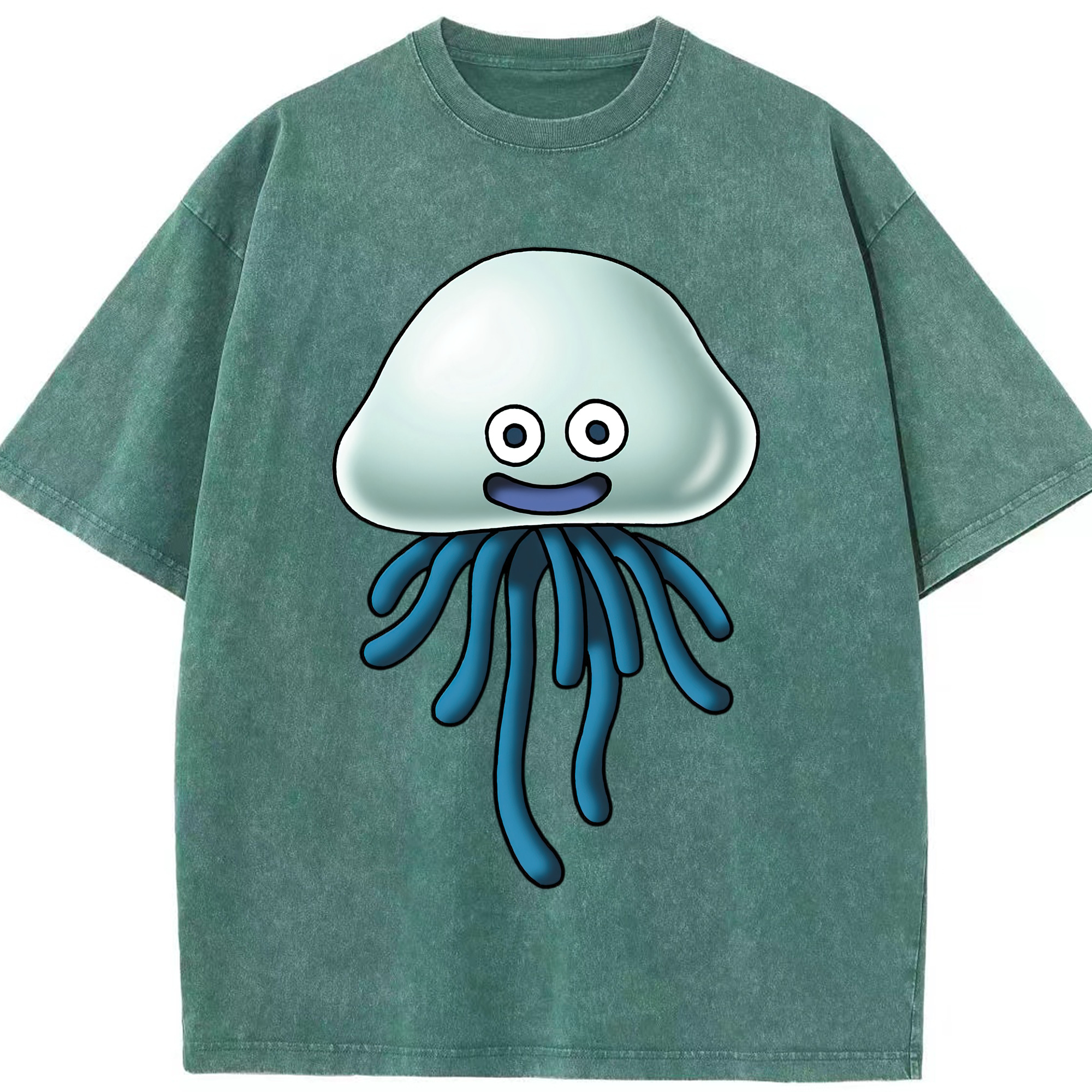 （画像用） ドラゴンクエスト Doragon Kuesuto Dragon Quest 綿100% ヴィンテージ風 半袖Tシャツ（フロントプリント）